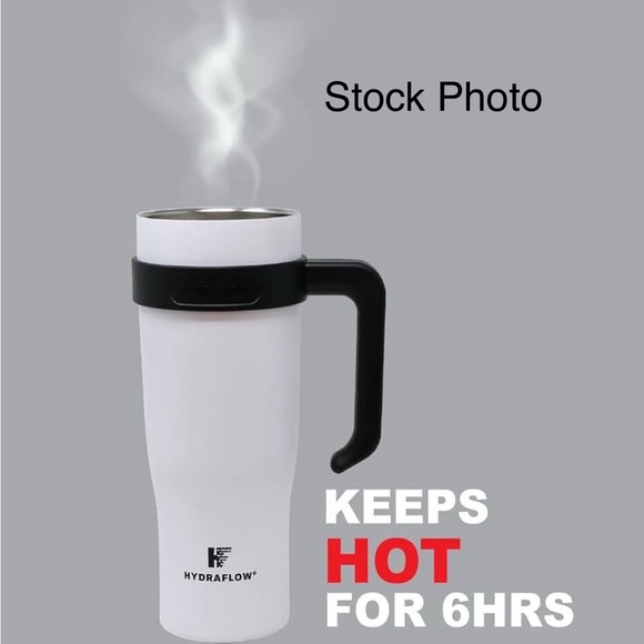 HYDRAFLOW 40oz Capri Stainless Steel Insulated Tumbler Straw Sip Lid Brown #499 - Picture 10 of 13